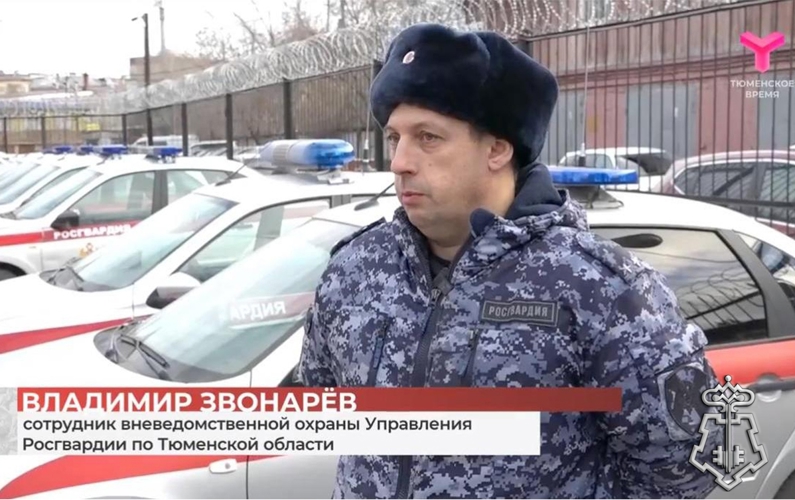 Росгвардейцы обеспечивают надёжную охрану тюменских бригад скорой помощи (видео) 