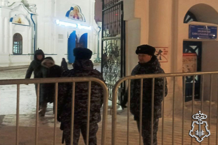 Росгвардия в Тюменской области обеспечила безопасность рождественских мероприятий