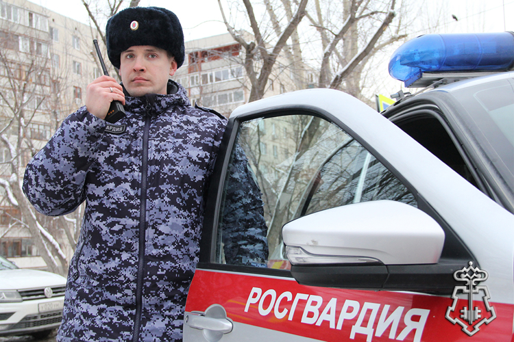 Росгвардейцы в Тюменской области обеспечили правопорядок на всероссийской лыжной гонке