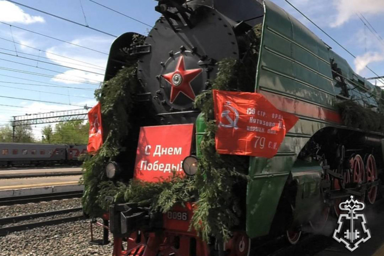 Сотрудники Росгвардии обеспечили безопасность прибытия «Эшелона Победы» в Тюменскую область