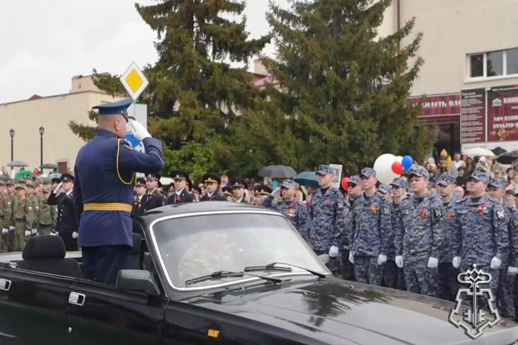 Сотрудники  вневедомственной охраны Росгвардии приняли участие в параде Победы в городе Ишим