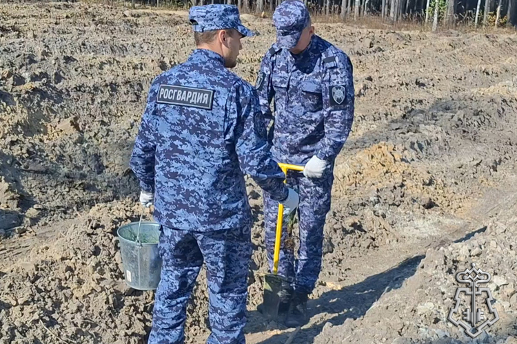 Сотрудники вневедомственной охраны в Тюменской области поддержали  патриотическую акцию  «Сад памяти»